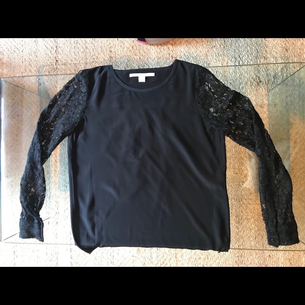 Diane Von Furstenberg Black Top